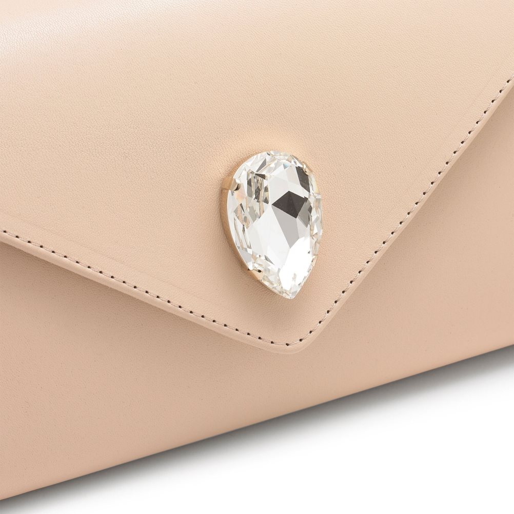 Beige Russell And Bromley Olympia Gem Women's Clutch Bag | CA-4293W