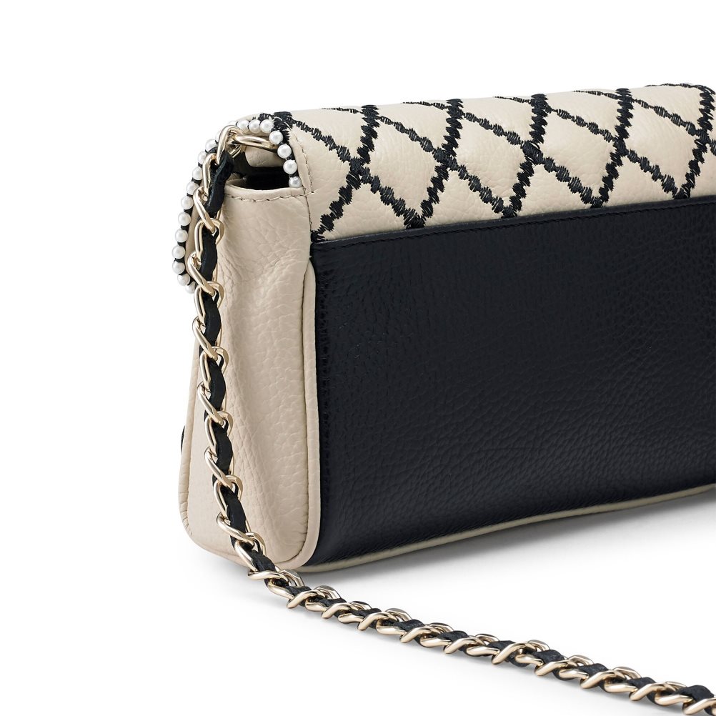 Beige Russell And Bromley Promenade Mini Chain Women's Crossbody Bags | CA-0869X
