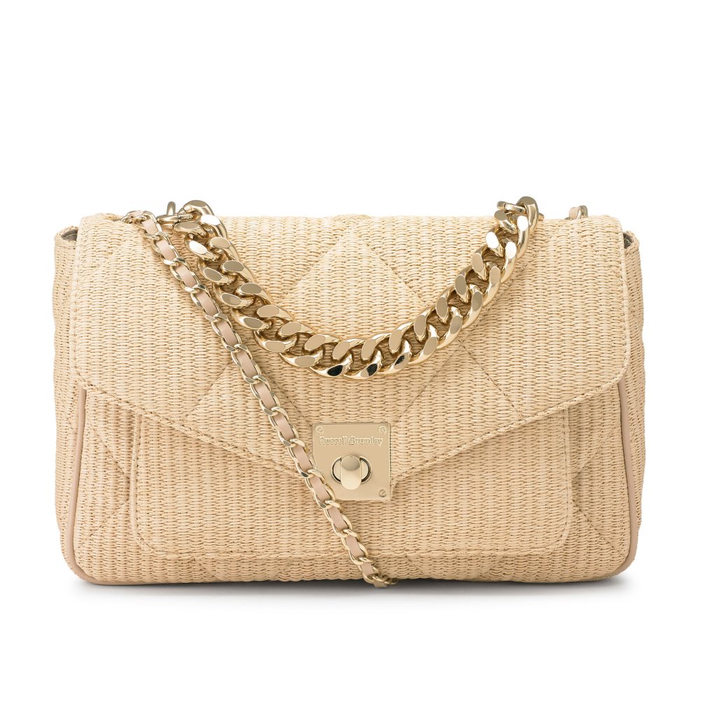 Beige Russell And Bromley Quiltpuff Soft Quilted Women\'s Crossbody Bags | CA-9760W