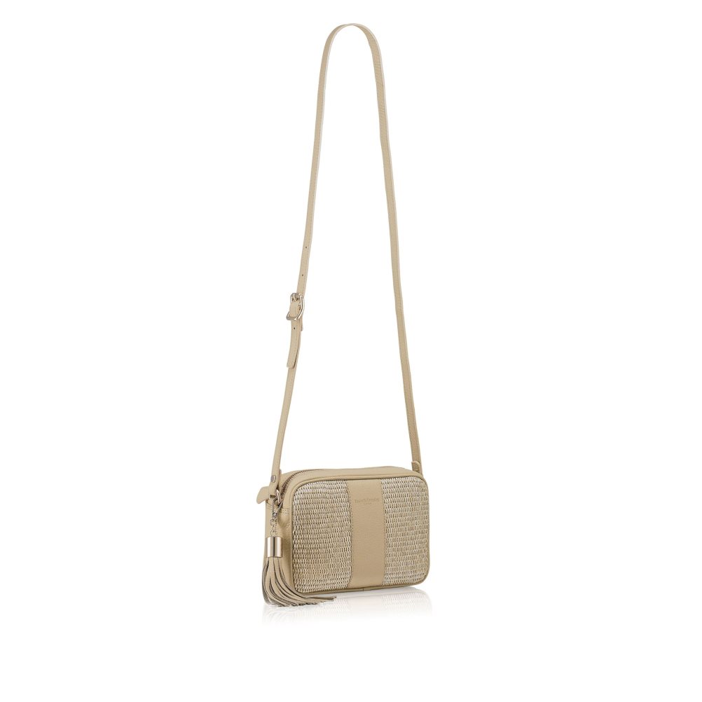 Beige Russell And Bromley Rowan Camera Women's Crossbody Bags | CA-8791O