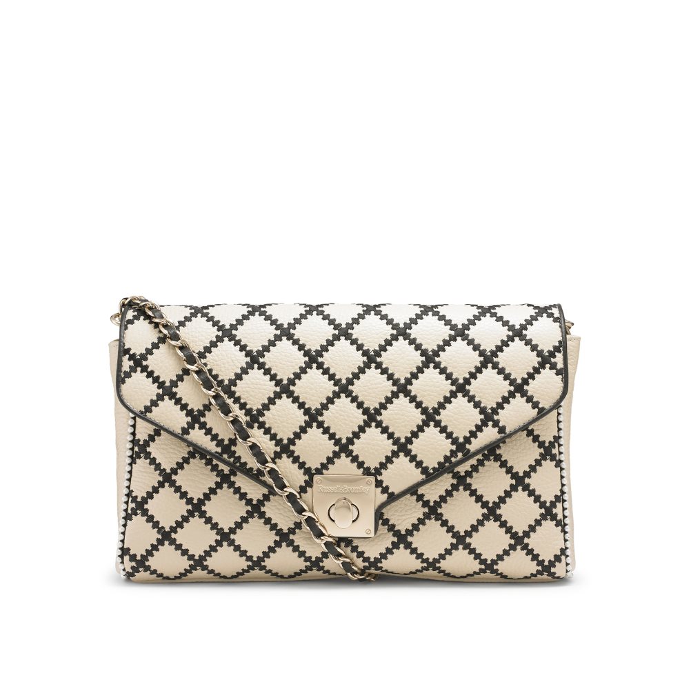 Beige Russell And Bromley Seawalk Large Chain Women\'s Crossbody Bags | CA-1689D