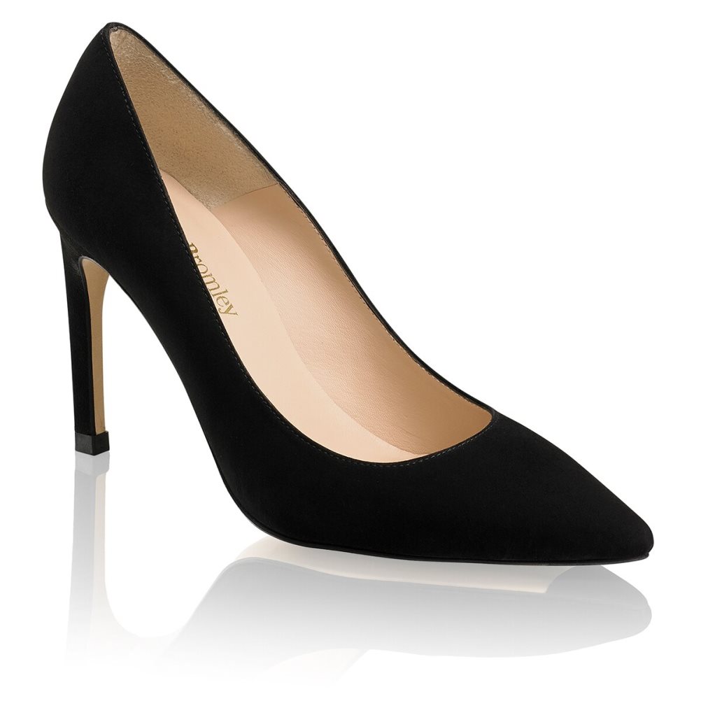 Black Russell And Bromley 85mm Stiletto Women's Heels | CA-8964V