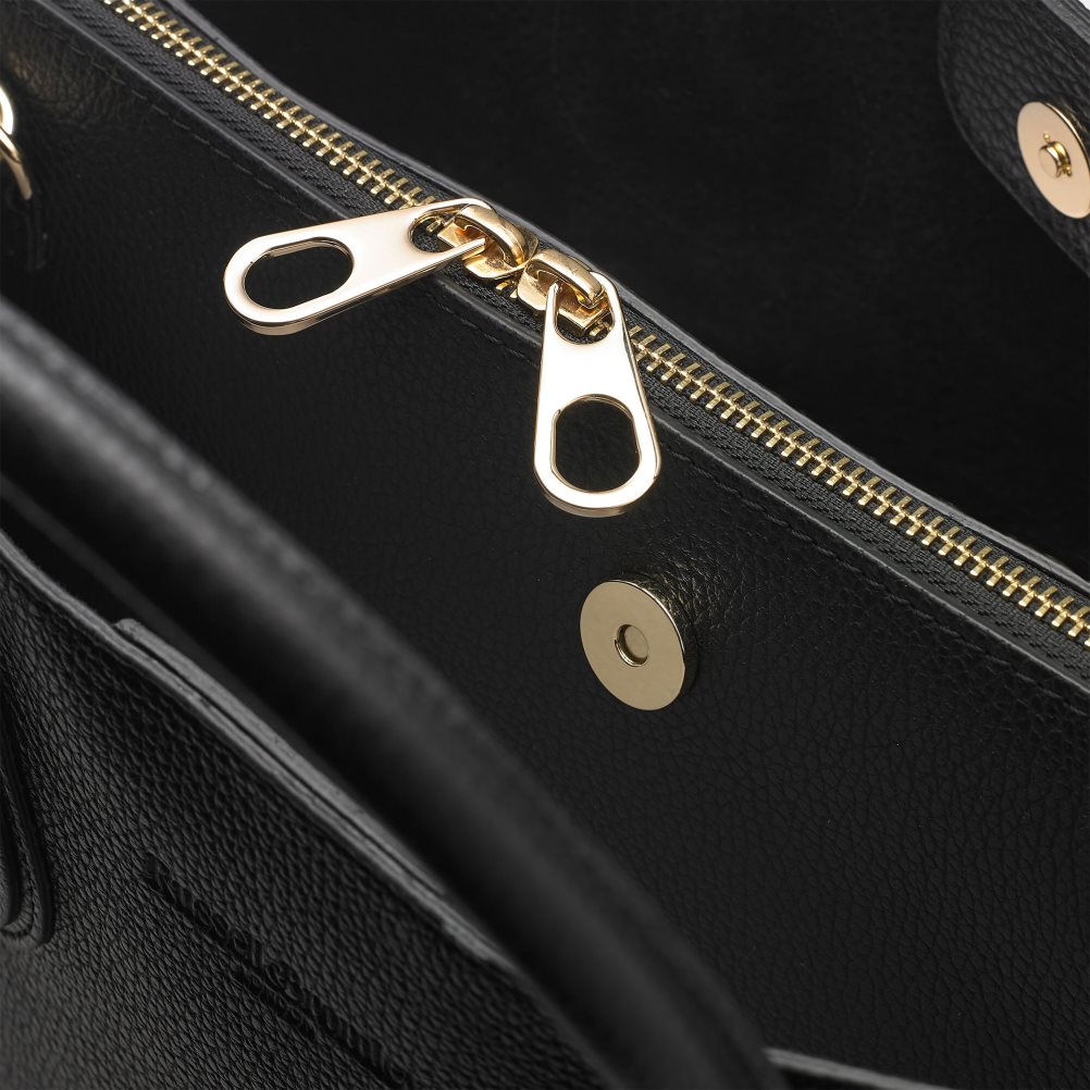 Black Russell And Bromley 9 To 5 Top Women's Handbag | CA-6504G