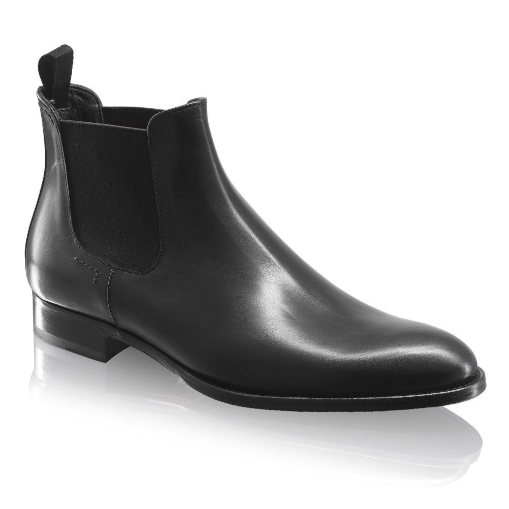 Black Russell And Bromley Beechwood Classic Men's Chelsea Boots | CA-0478Q