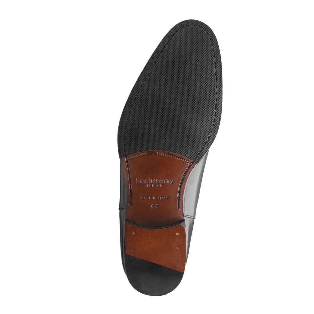 Black Russell And Bromley Beechwood Classic Men's Chelsea Boots | CA-0478Q