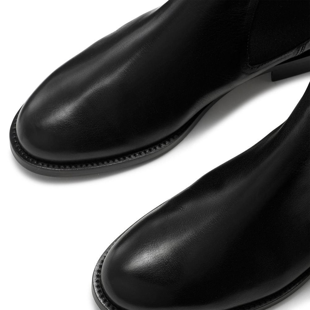 Black Russell And Bromley Belgravia Women's Chelsea Boots | CA-8205R