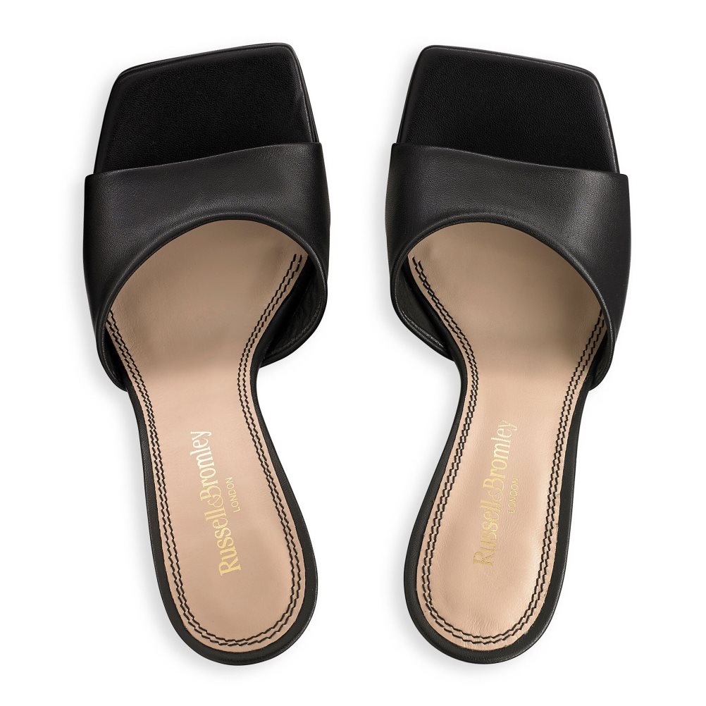 Black Russell And Bromley Bellini Women's Wedges | CA-0194F