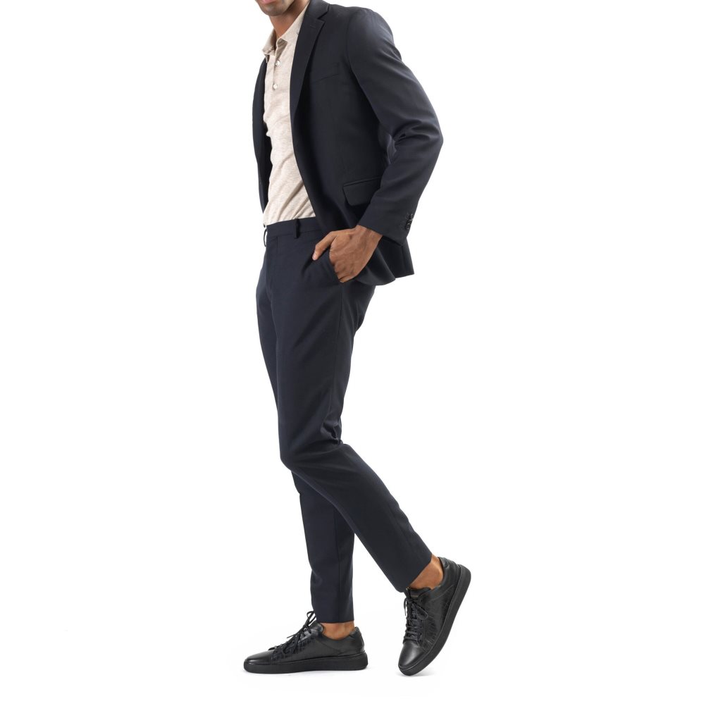 Black Russell And Bromley Clear Run Lace-up Men's Sneakers | CA-1736S