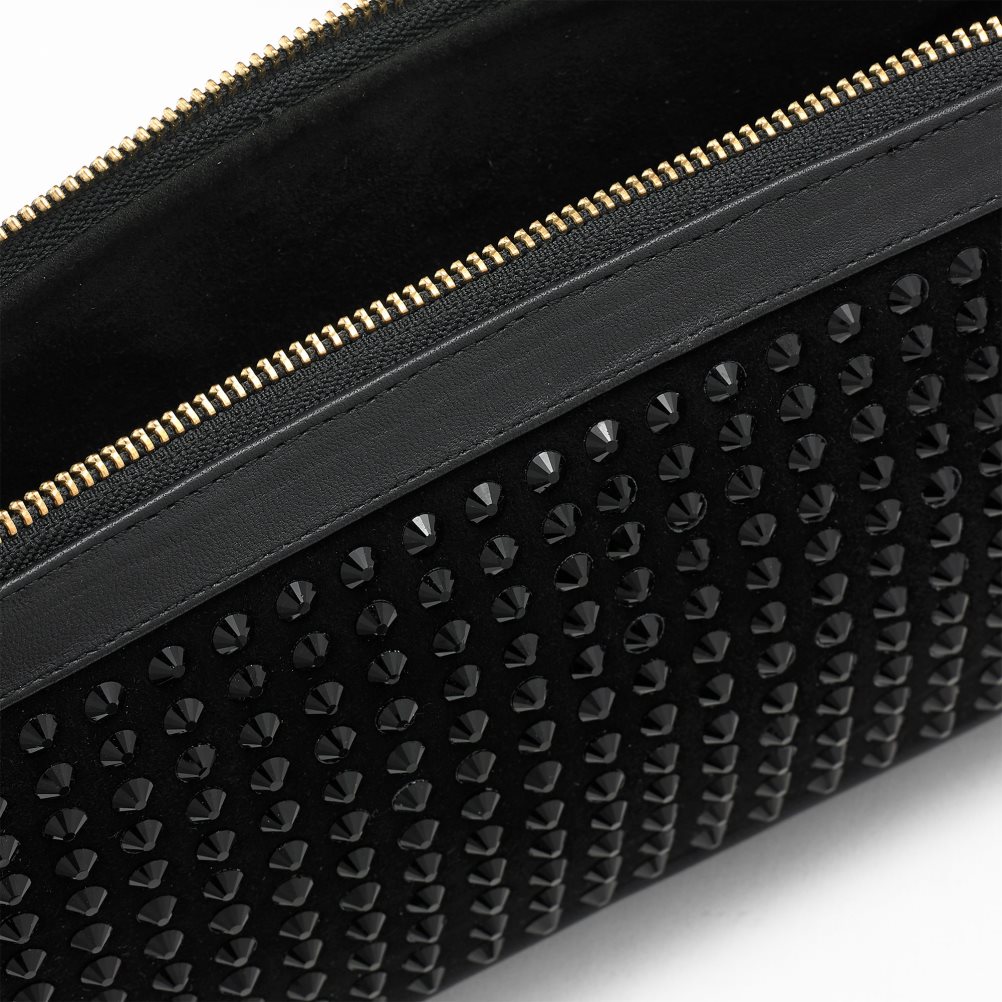 Black Russell And Bromley Cosmo+ Embellished Women's Shoulder Bags | CA-7058Q