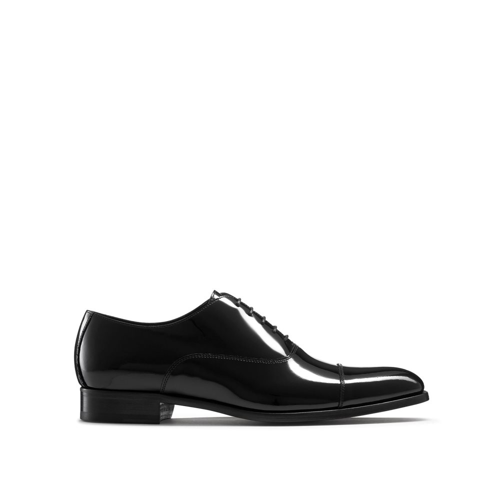 Black Russell And Bromley Cumulus Toe-cap Oxford Men\'s Formal Shoes | CA-3759H