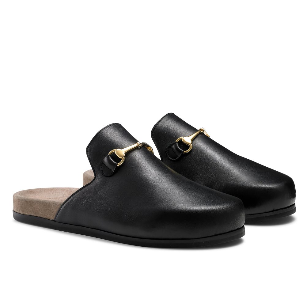 Black Russell And Bromley Delacasa M Snaffle Men's Loafers | CA-1342D