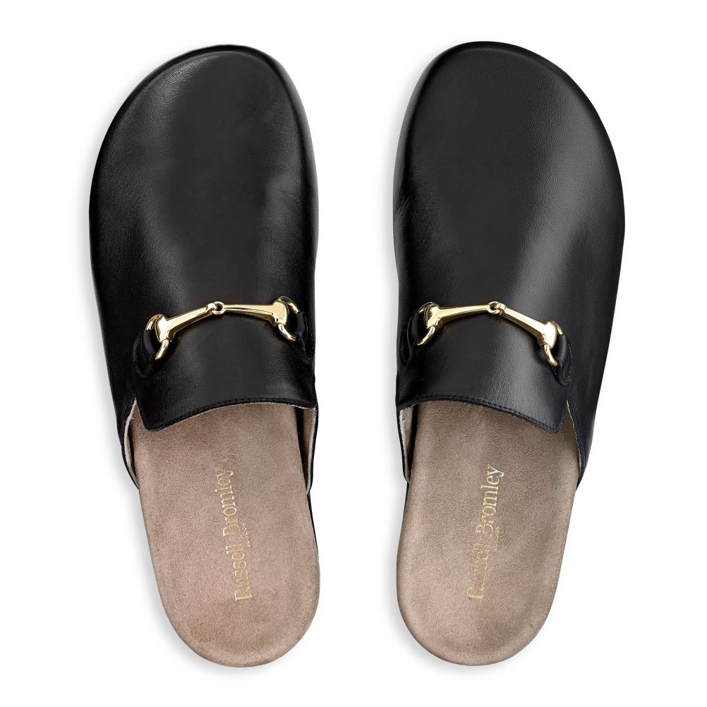 Black Russell And Bromley Delacasa M Snaffle Men's Loafers | CA-1342D