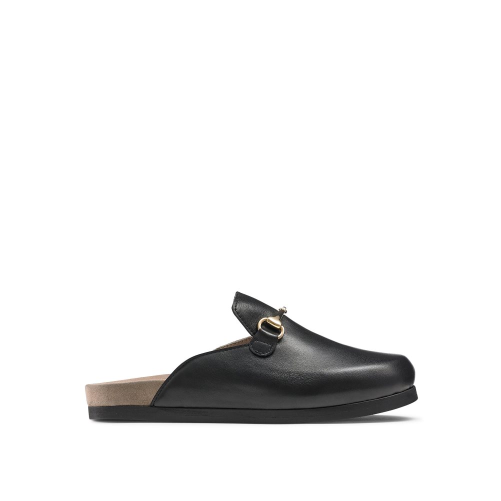 Black Russell And Bromley Dellacasa Snaffle Women\'s Loafers | CA-8615S