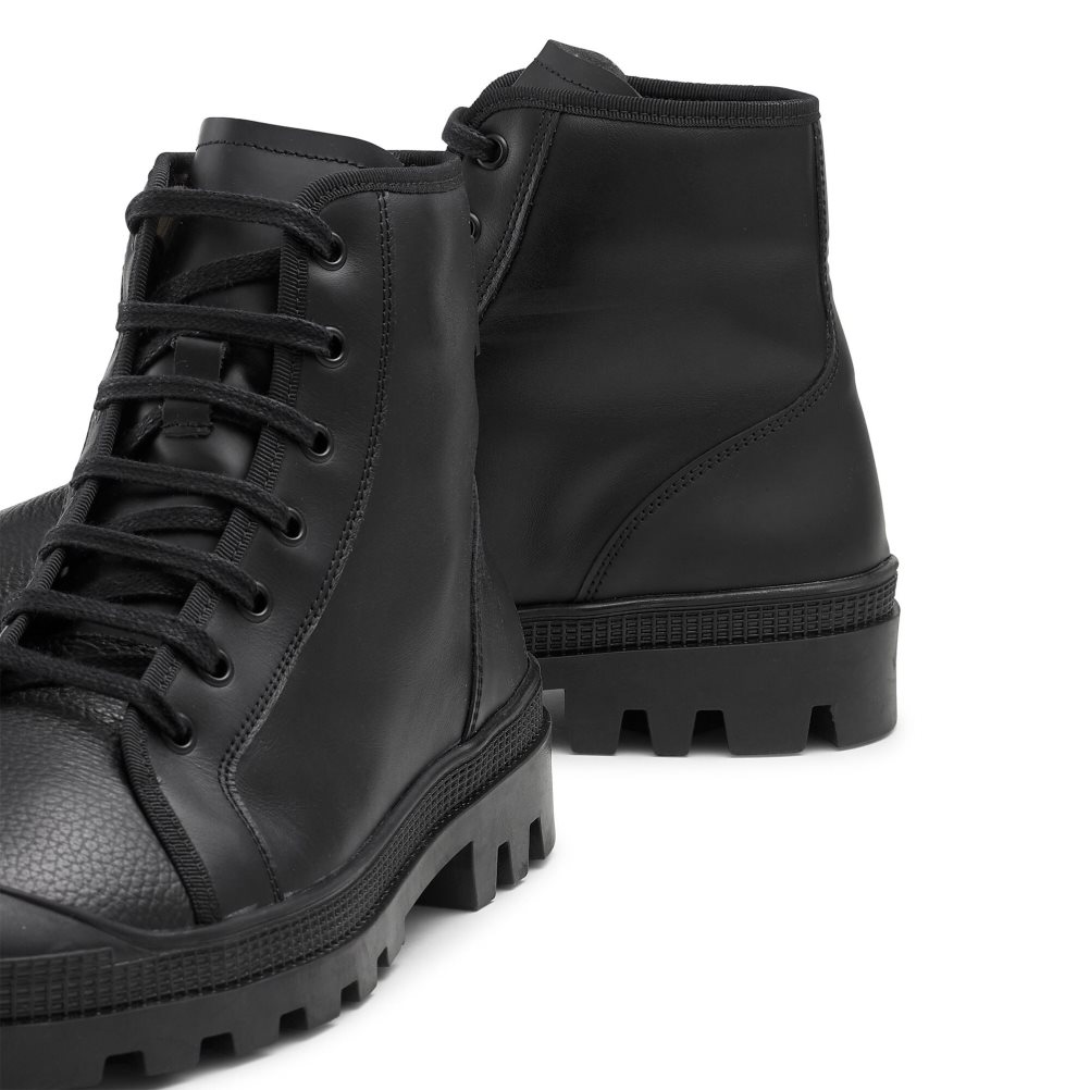 Black Russell And Bromley Diego Lace Up Men's Ankle Boots | CA-2764L