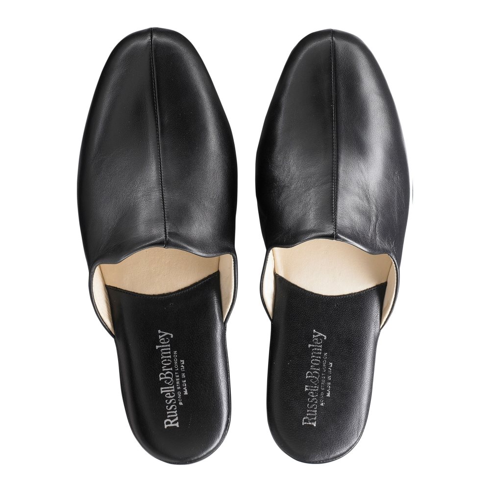Black Russell And Bromley Dominic Men's Slippers | CA-4392Z