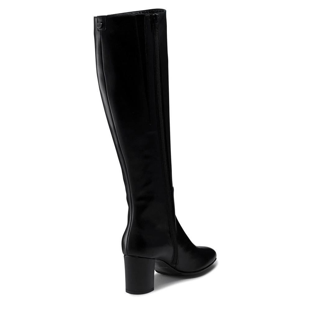 Black Russell And Bromley Dressage Women's Knee-high Boots | CA-0914Y