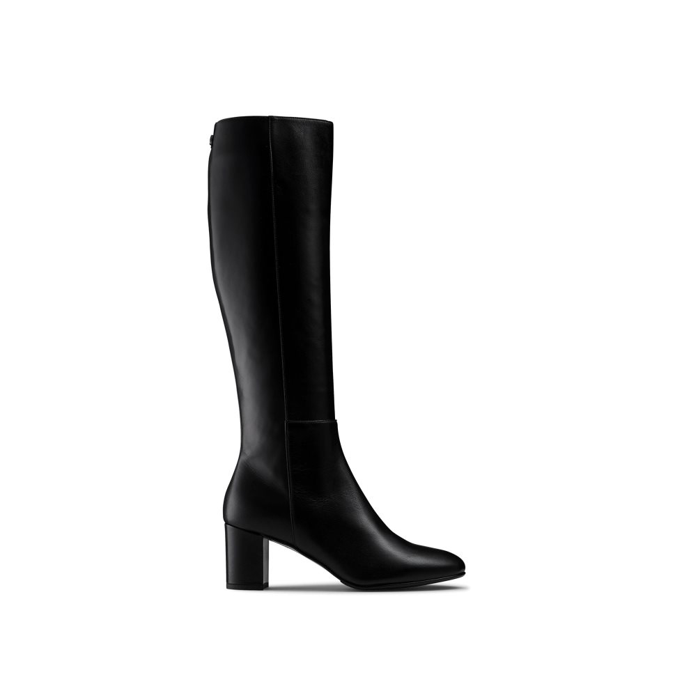 Black Russell And Bromley Dressage Women\'s Knee-high Boots | CA-0914Y