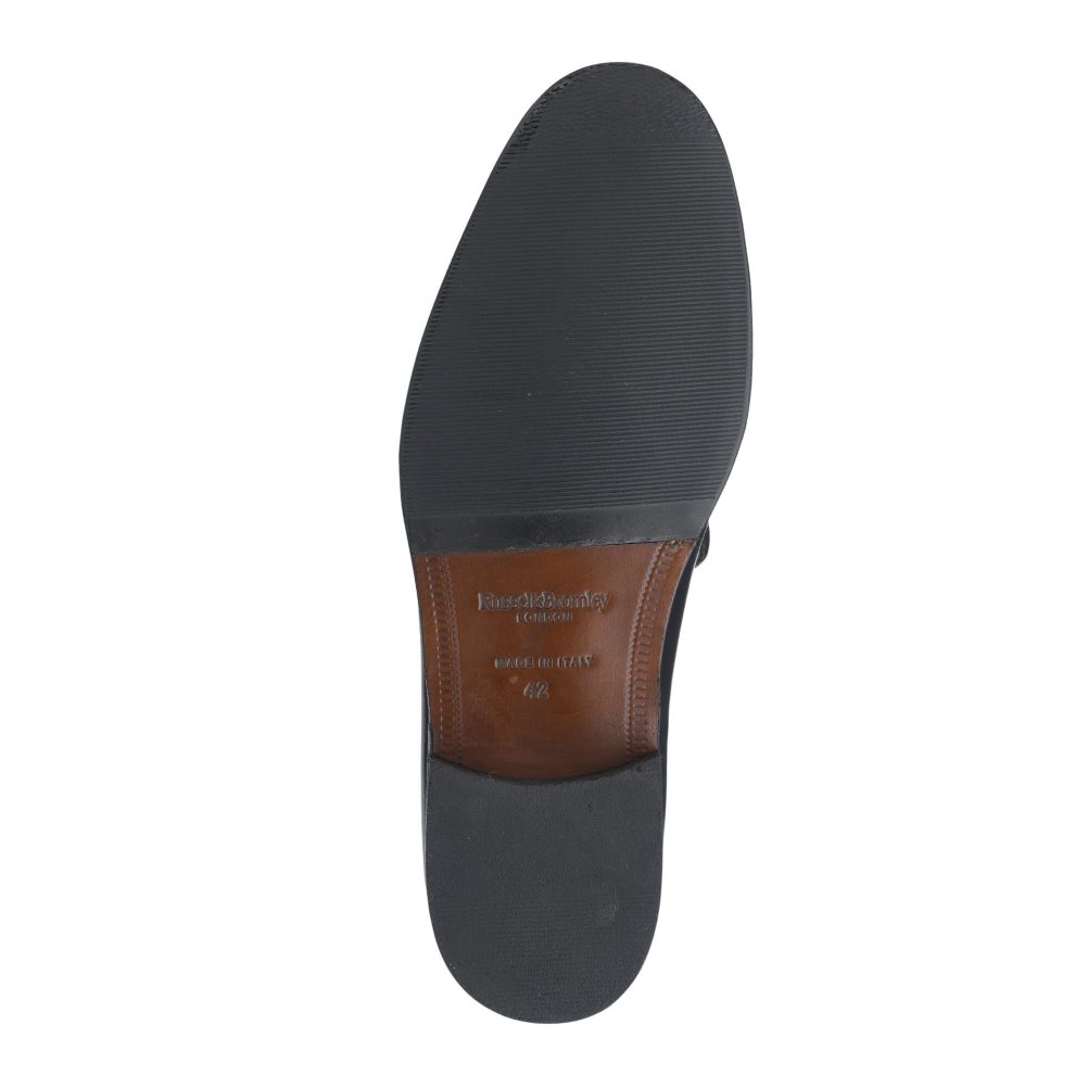 Black Russell And Bromley Elba Plain Vamp Men's Formal Shoes | CA-5639O