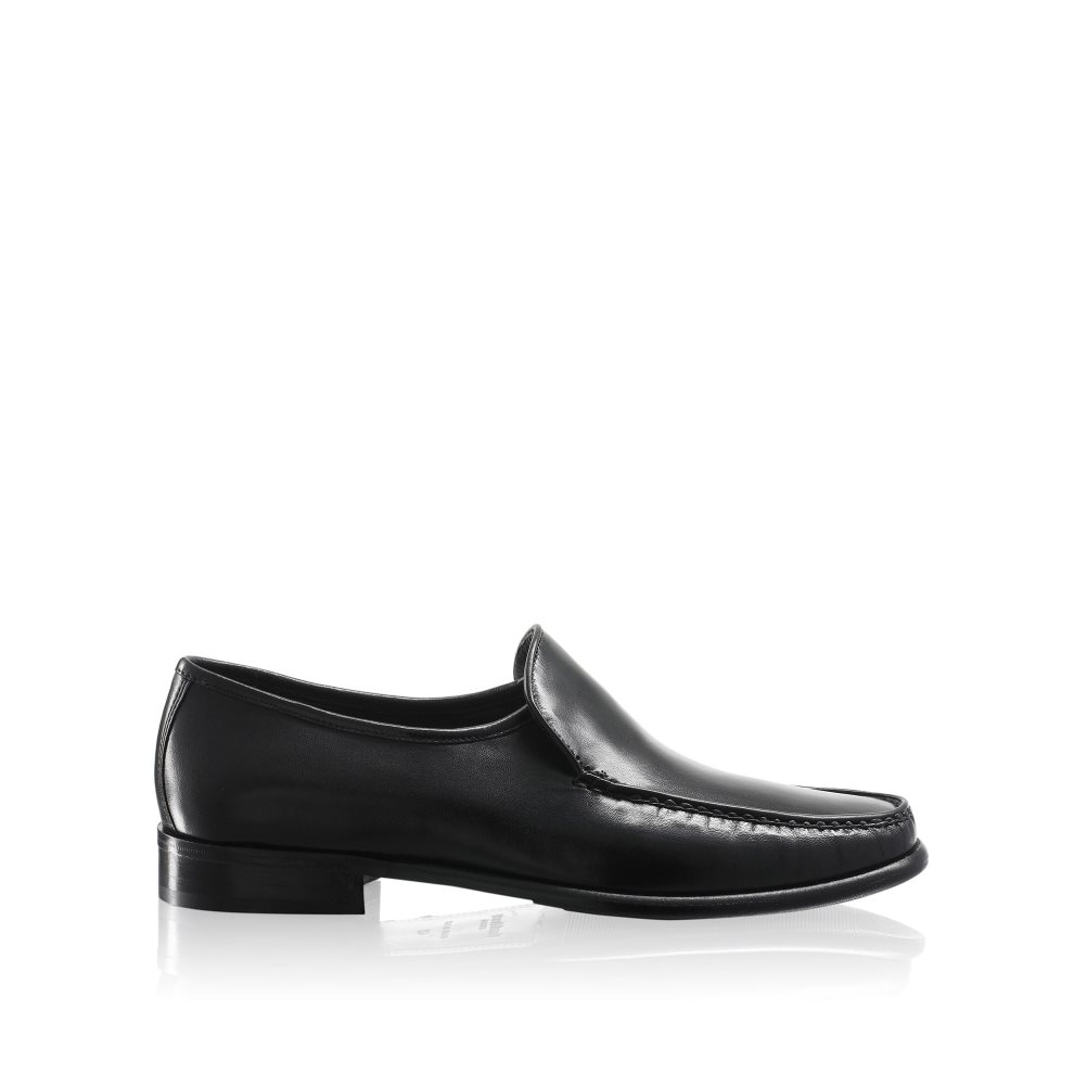 Black Russell And Bromley Elba Plain Vamp Men\'s Formal Shoes | CA-5639O