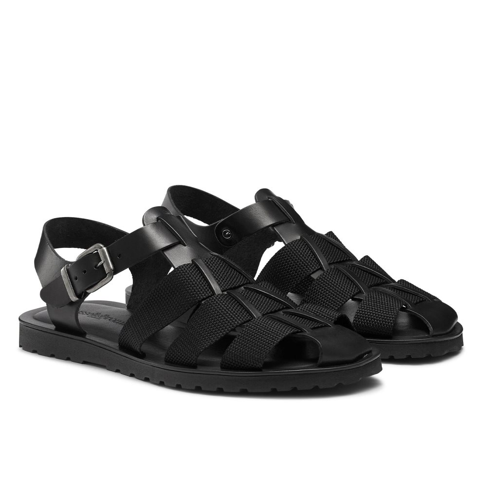 Black Russell And Bromley Fab Fisher Men's Casual Shoes | CA-1079P
