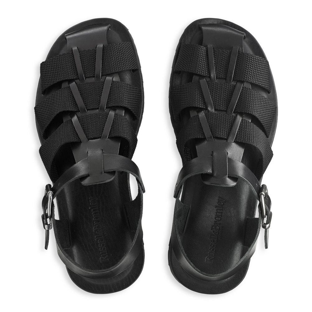 Black Russell And Bromley Fab Fisher Men's Casual Shoes | CA-1079P