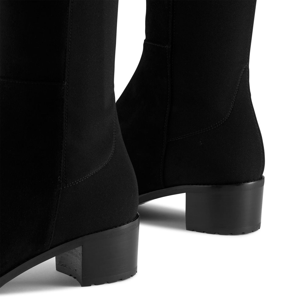 Black Russell And Bromley Half Full Women's Knee-high Boots | CA-0965W