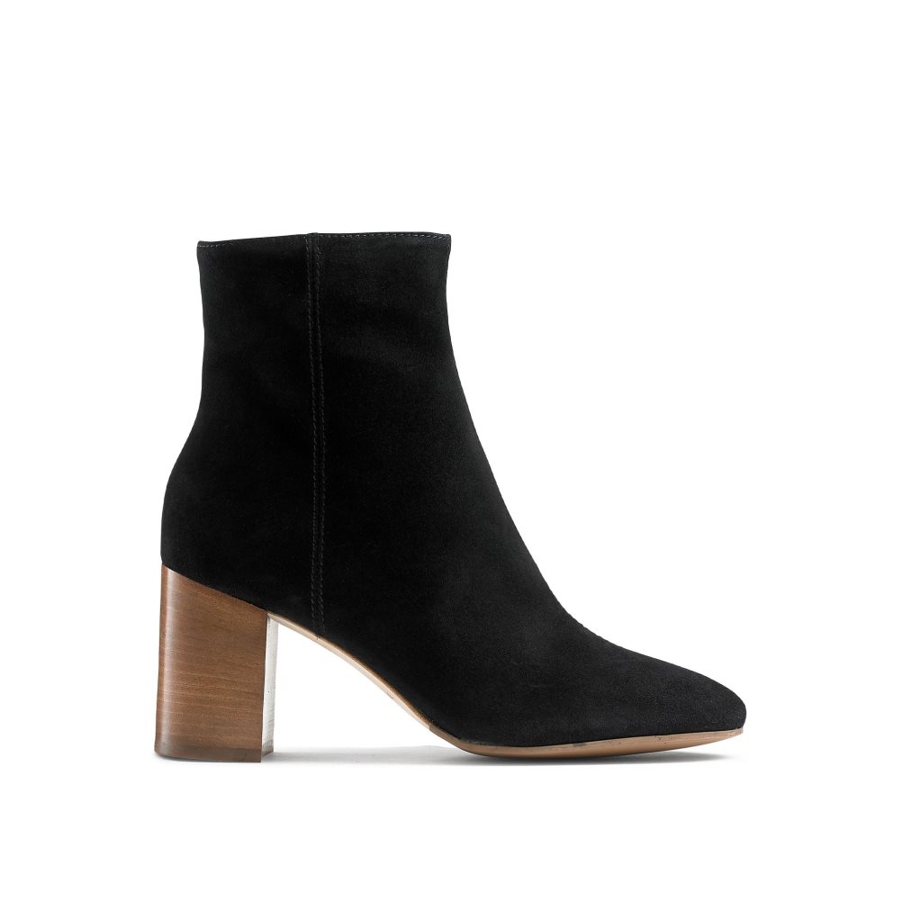 Black Russell And Bromley Katie Dryleks Women\'s Heeled Boots | CA-7651F
