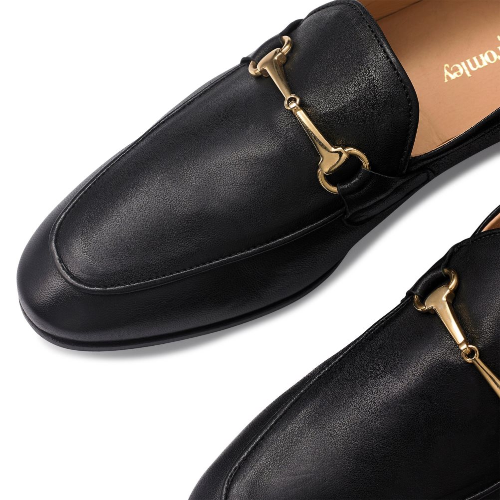 Black Russell And Bromley Loafer M Snaffle Men's Formal Shoes | CA-5462E