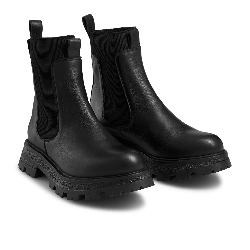 Black Russell And Bromley Max Extended Women's Chelsea Boots | CA-6427Z