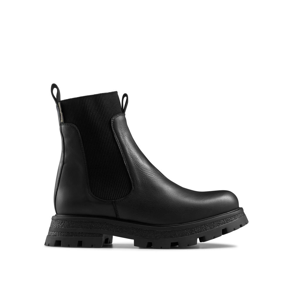 Black Russell And Bromley Max Extended Women\'s Chelsea Boots | CA-6427Z