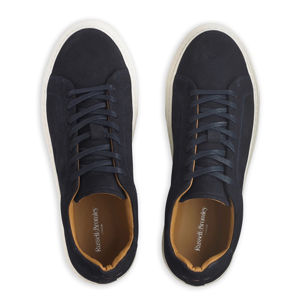 Black Russell And Bromley Out Pace Luxury Men's Sneakers | CA-9134E