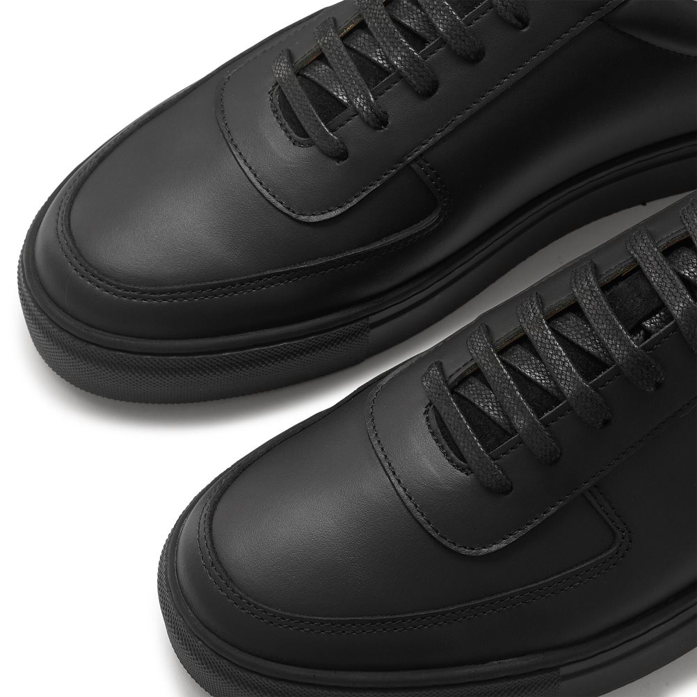 Black Russell And Bromley Outfield Lace Up Men's Sneakers | CA-5394D