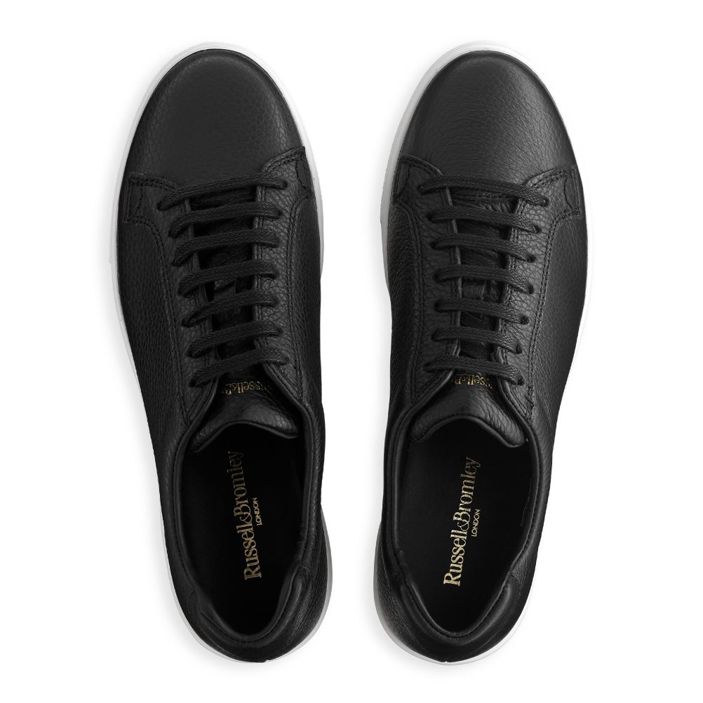 Black Russell And Bromley Park Life Lace-up Flatform Women's Platform Shoes | CA-0294F