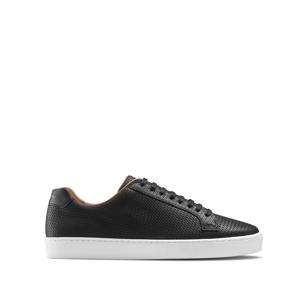 Black Russell And Bromley Park Run Low-top Men\'s Sneakers | CA-3947P