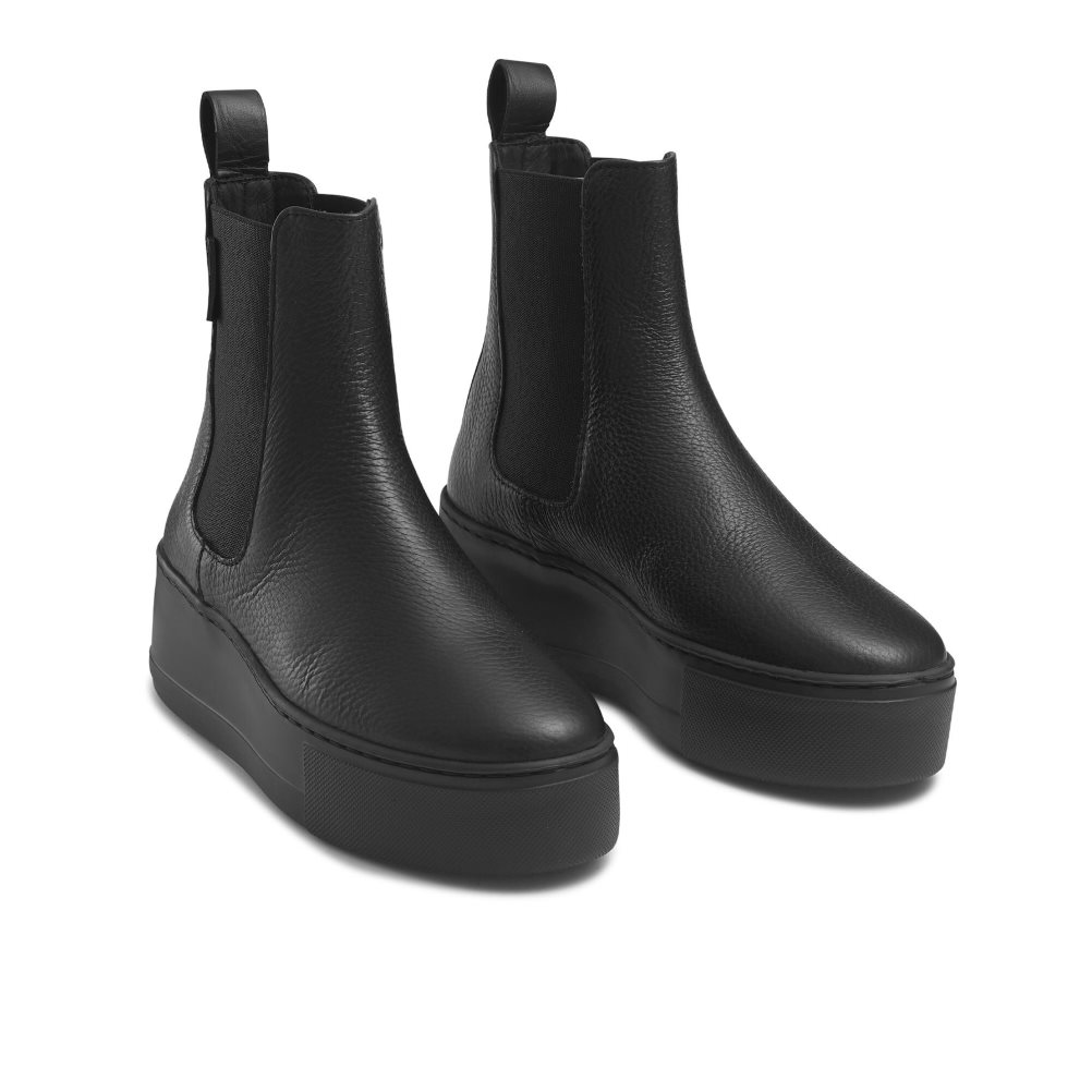 Black Russell And Bromley Park Way Women's Chelsea Boots | CA-3459I