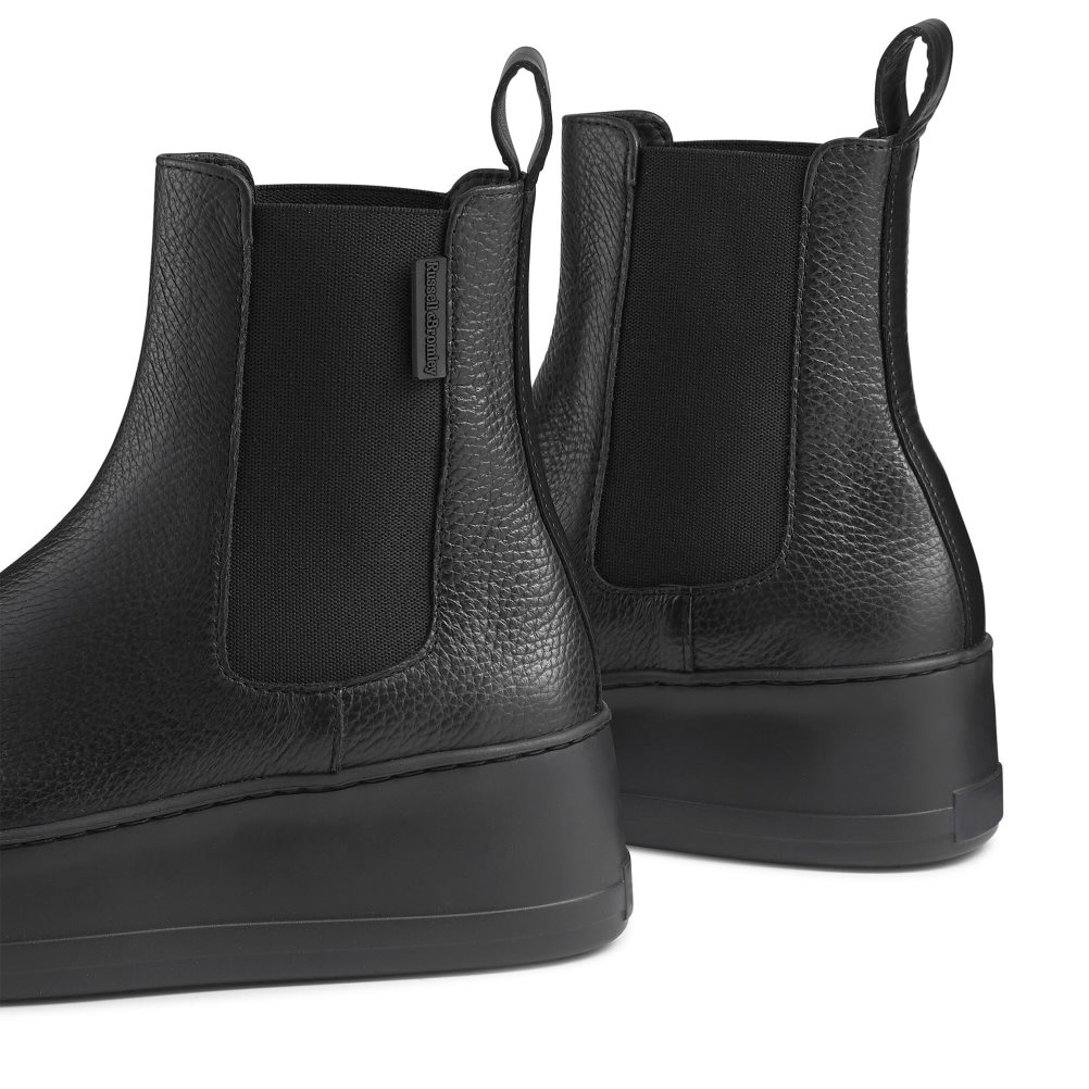 Black Russell And Bromley Park Way Women's Chelsea Boots | CA-3459I