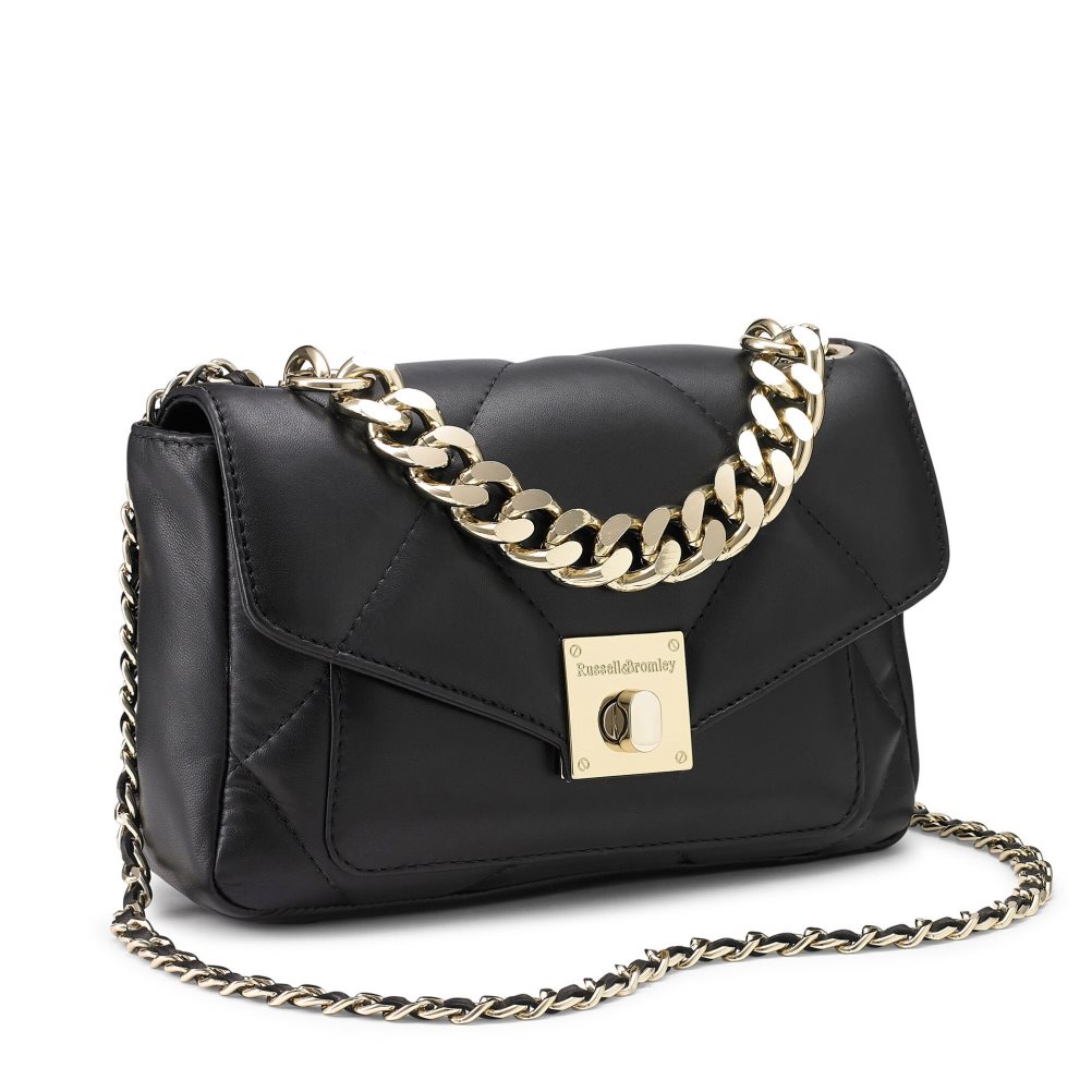 Black Russell And Bromley Quiltpuff Midi Women's Mini Bag | CA-0934B