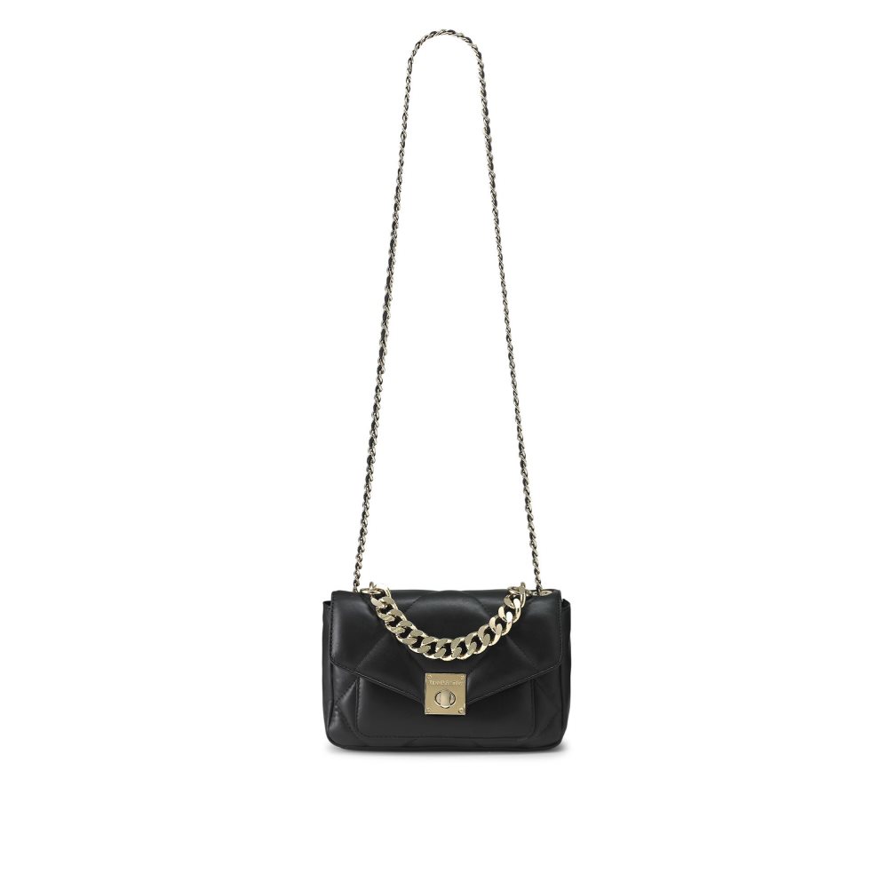 Black Russell And Bromley Quiltpuff Midi Women's Mini Bag | CA-0934B