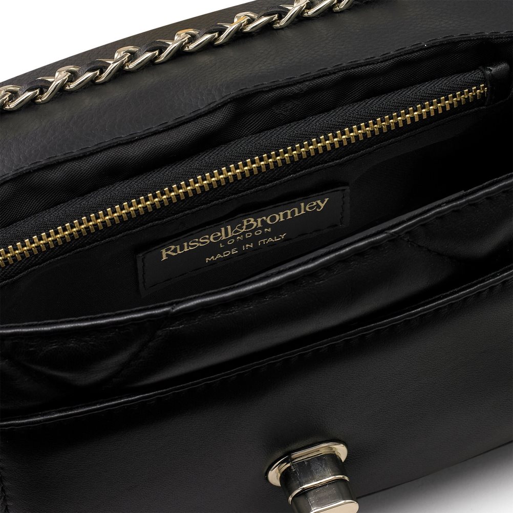 Black Russell And Bromley Quiltpuff Midi Women's Mini Bag | CA-0934B