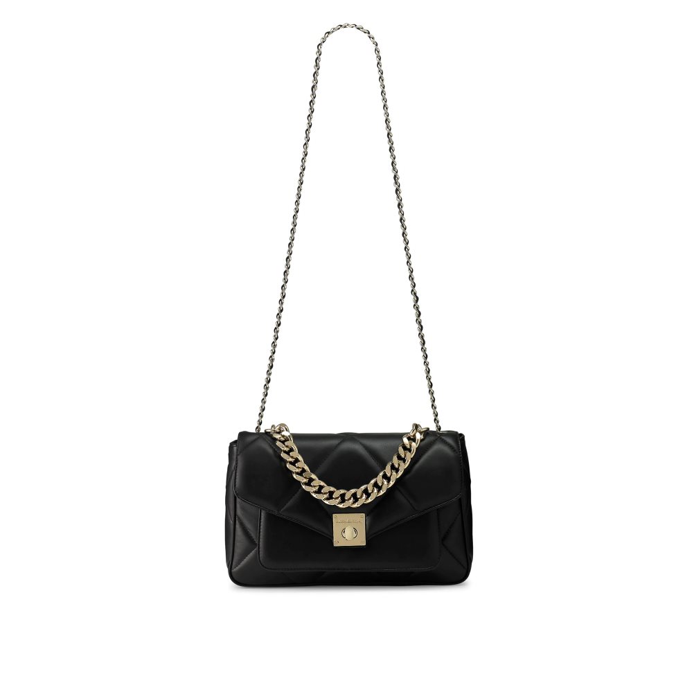 Black Russell And Bromley Quiltpuff Soft Quilted Women's Crossbody Bags | CA-3475A