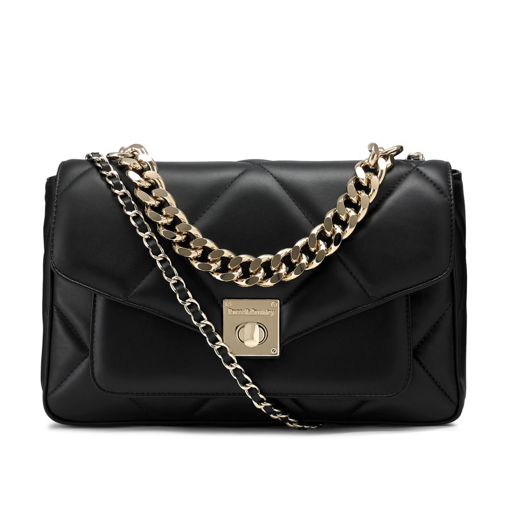 Black Russell And Bromley Quiltpuff Soft Quilted Women\'s Crossbody Bags | CA-3475A