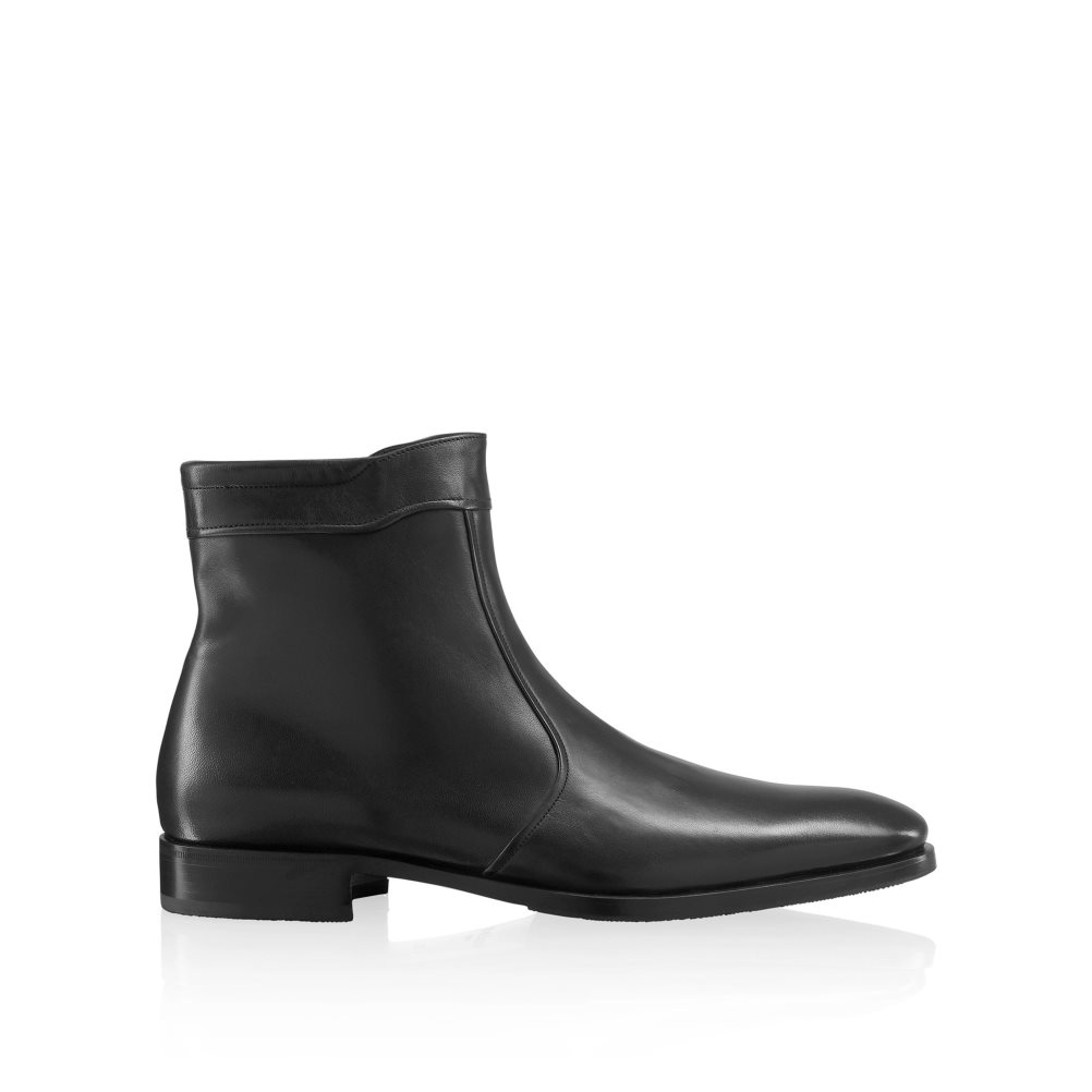 Black Russell And Bromley Repeat Zip Men\'s Ankle Boots | CA-4897Y