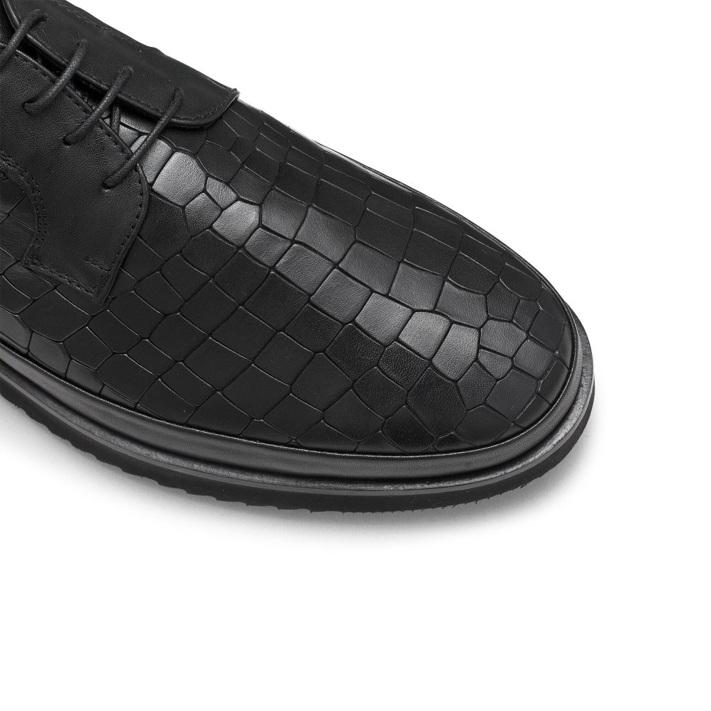 Black Russell And Bromley San Carlo Derby Lace Hybrid Men's Sneakers | CA-4738N