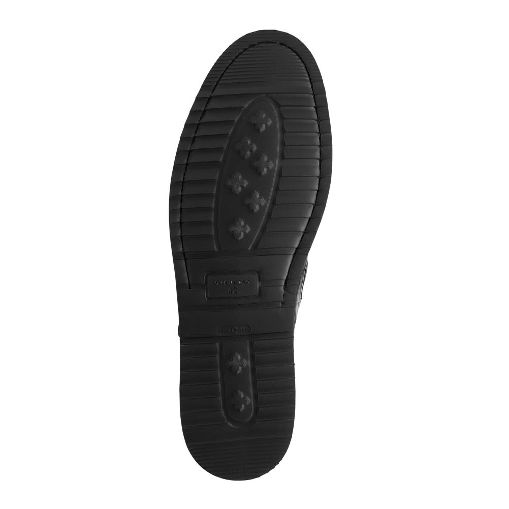Black Russell And Bromley Sanmarino Slip-on Men's Sneakers | CA-3751S