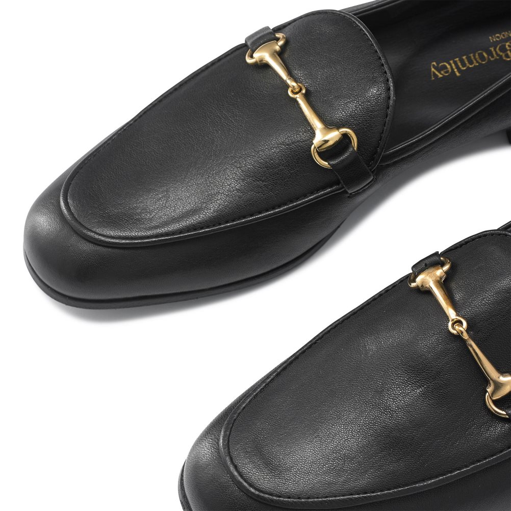 Black Russell And Bromley Snaffle Women's Loafers | CA-4901O