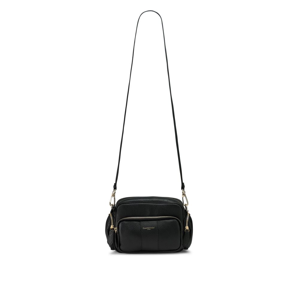 Black Russell And Bromley Snapshot Multi-pocket Women's Crossbody Bags | CA-6109Z