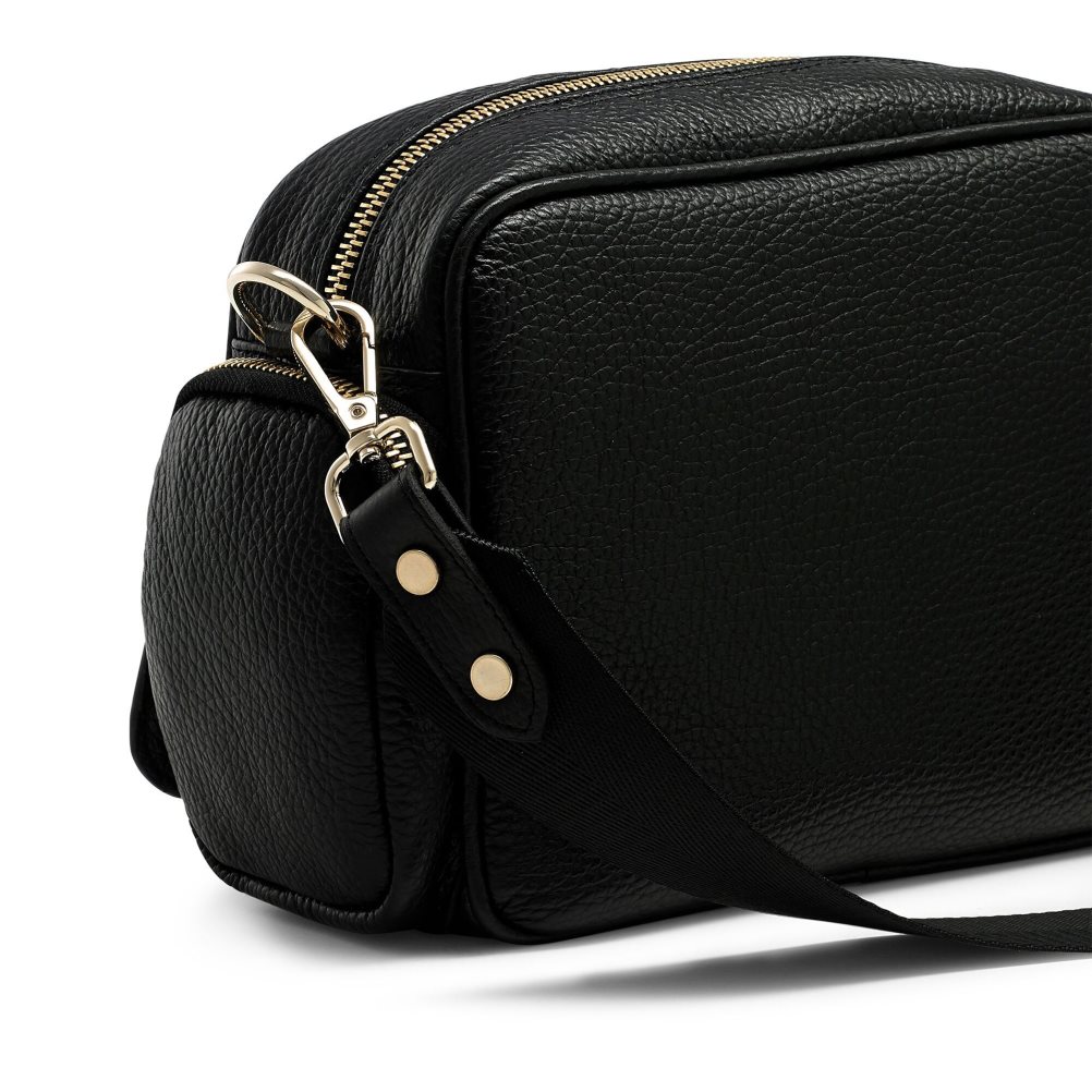Black Russell And Bromley Snapshot Multi-pocket Women's Crossbody Bags | CA-6109Z