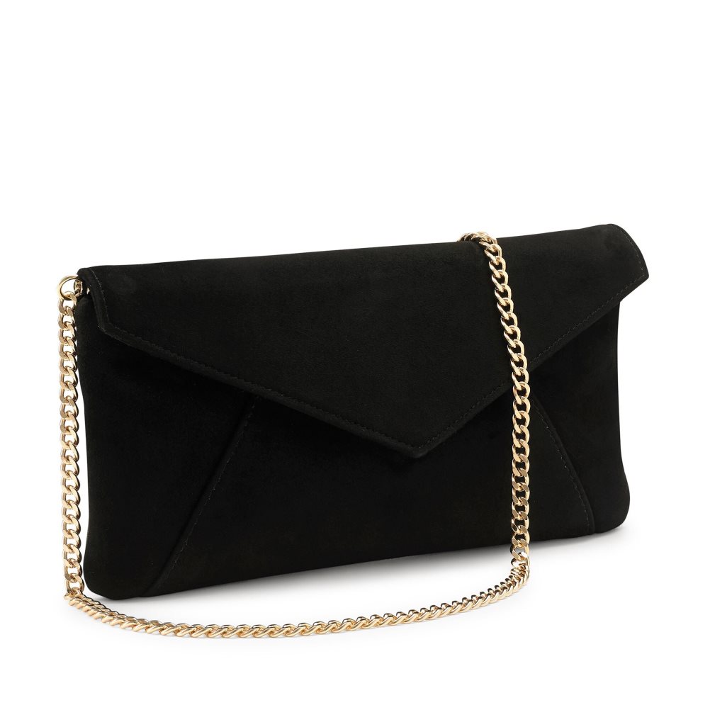 Black Russell And Bromley Topform Envelope Women's Clutch Bag | CA-5216W