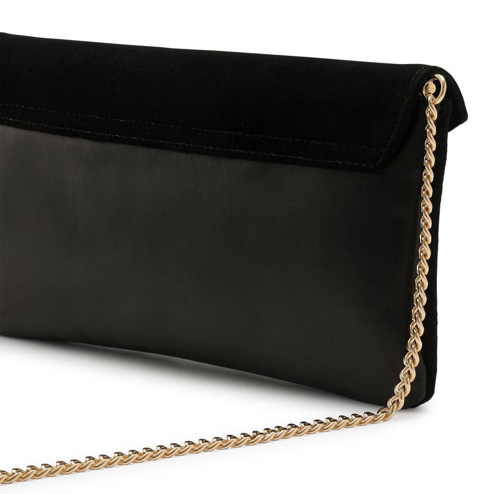 Black Russell And Bromley Topform Envelope Women's Clutch Bag | CA-5216W