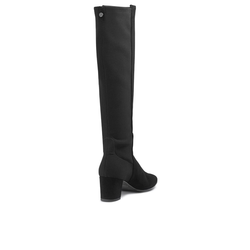 Black Russell And Bromley Trinni Long Stretch Women's Knee-high Boots | CA-6058J